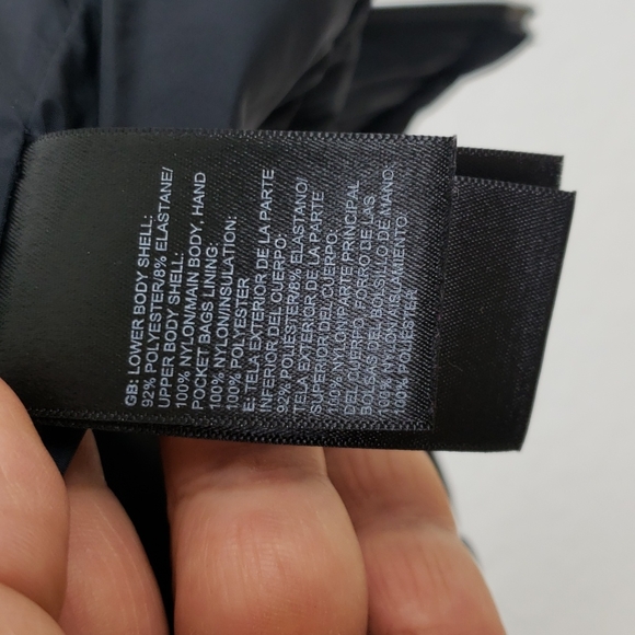 The north face vest girl's size medium 10/12 black and gray - Picture 8 of 9